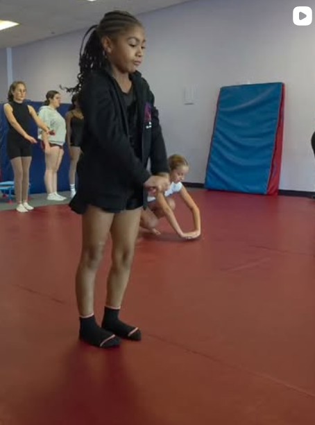 Nos jeunes élèves à l'entraînement